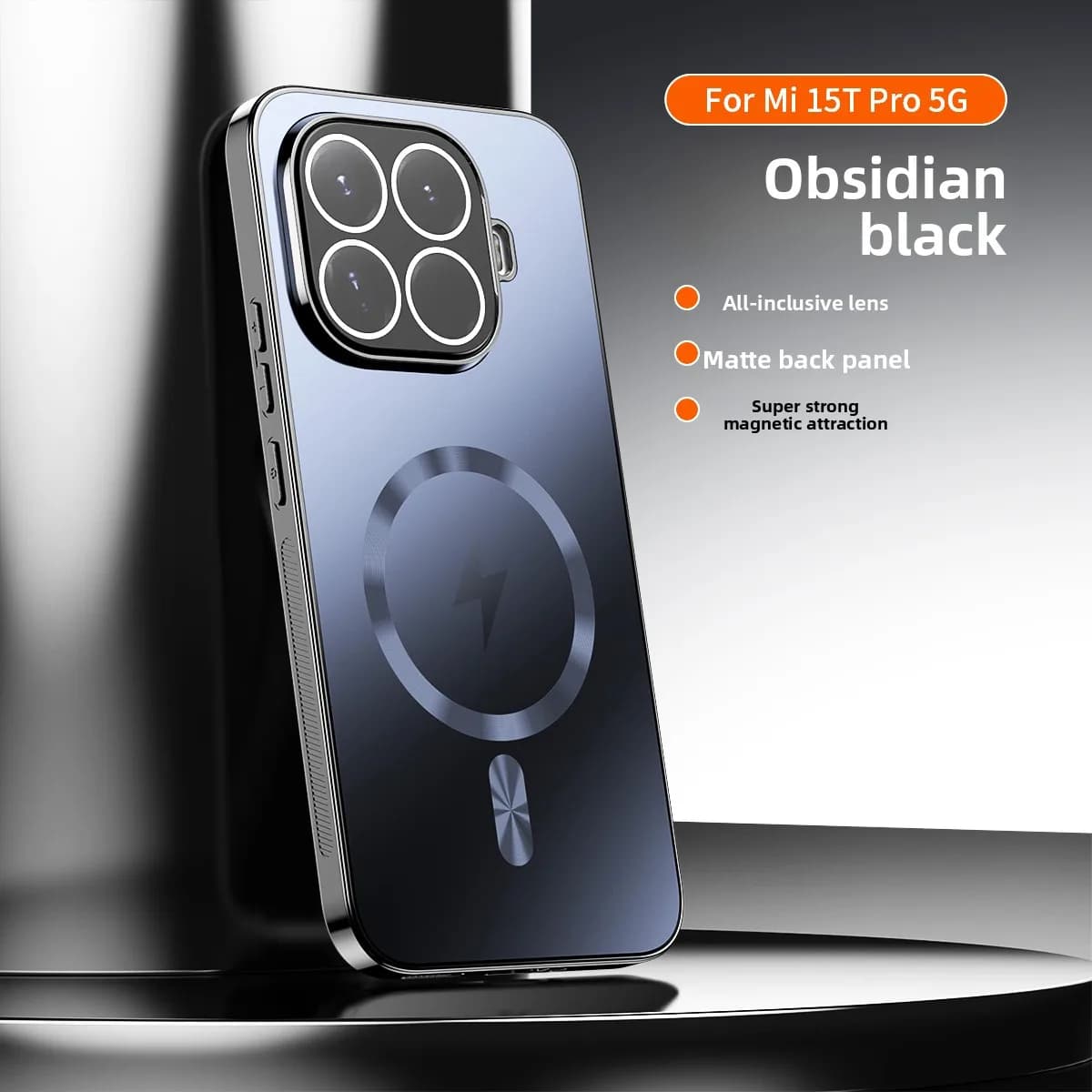 Custodia Protettiva Magnetica Rigida Placcata per Xiaomi 15, 17 Ultra, 17 Pro Max, Cover Posteriore per Xiaomi 14T, 15T, 15T Pro