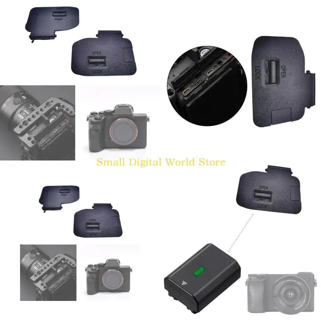 77UB Replacement Battery Door Cover Camera Case Shell for Alpha a7 III ILCE-7M3 Camera Accessories Replacement Parts