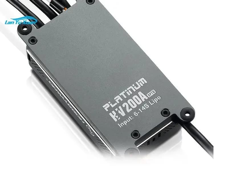1pc Originale Hobbywing Platinum HV 200A V4.1 6-14S Lipo SBEC/OPTO Brushless ESC per RC Drone Quadrocopter Elicottero Aerei