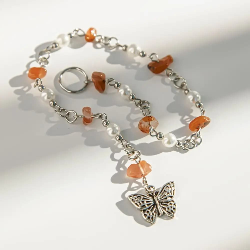Ethnic Style Braided Hair Ring Pearl Butterfly Tassel Hair Band Women Headband Alloy Weave Hair Accessories