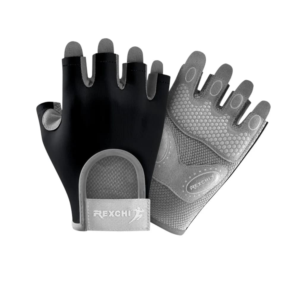 1 Pair Gym Bodybuilding Yoga Cycling Gloves Half Finger Gloves Non-slip Fitness Gloves
