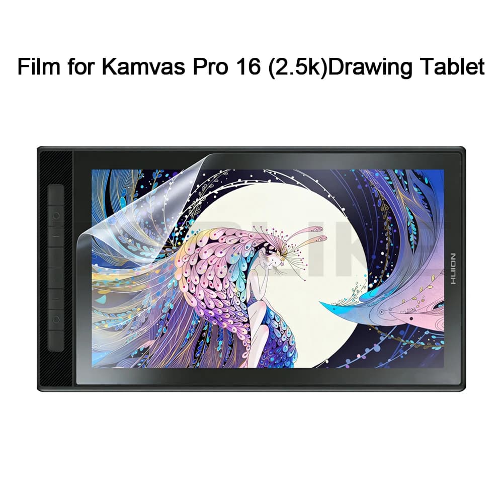 Protective Film ONLY for Huion KAMVAS Pro 16 (2.5k) Drawing Monitor Paper Like Feeling Film