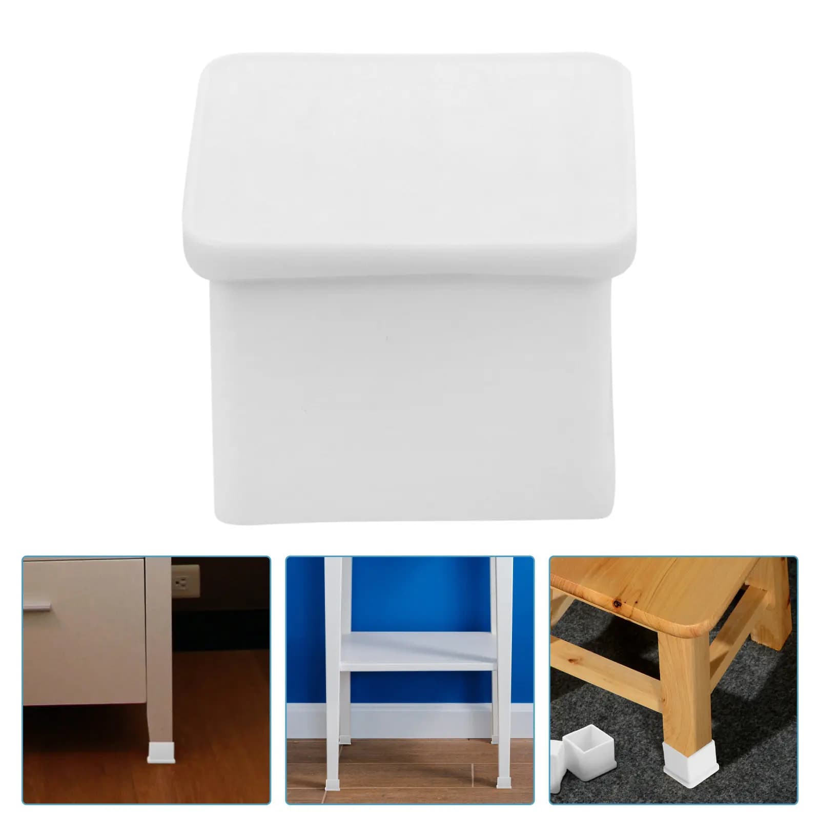 20 pezzi di protezioni per gambe di mobili per pavimenti in legno duro, senza segni, antiscivolo, protezioni per piedi di sedie e tavoli, protezione contro