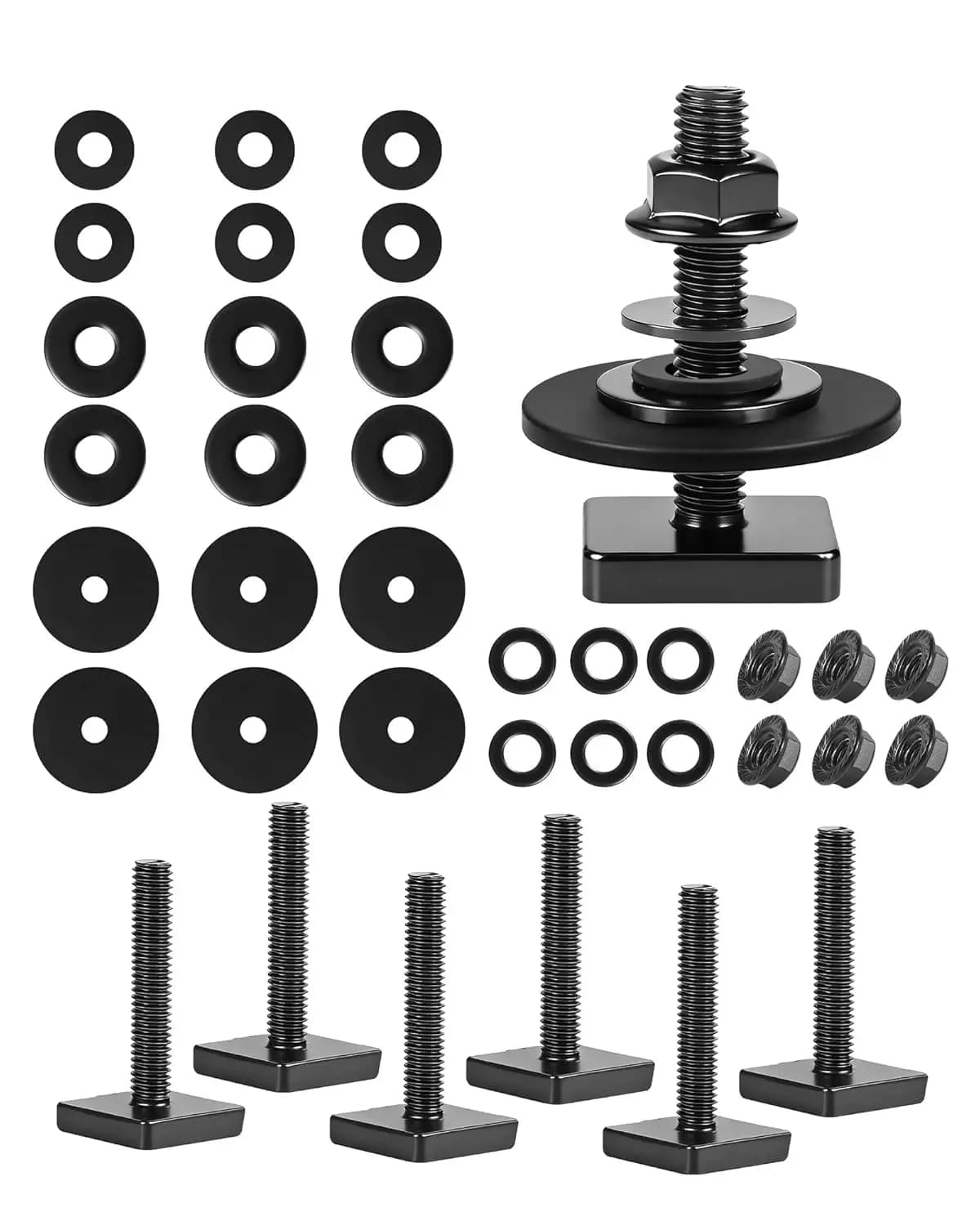 Stainless T Slot Bolts for Roof Rack Cross Bars, Cargo Basket, Bike/Ski/Kayak Rack, Solar Panel, Awning