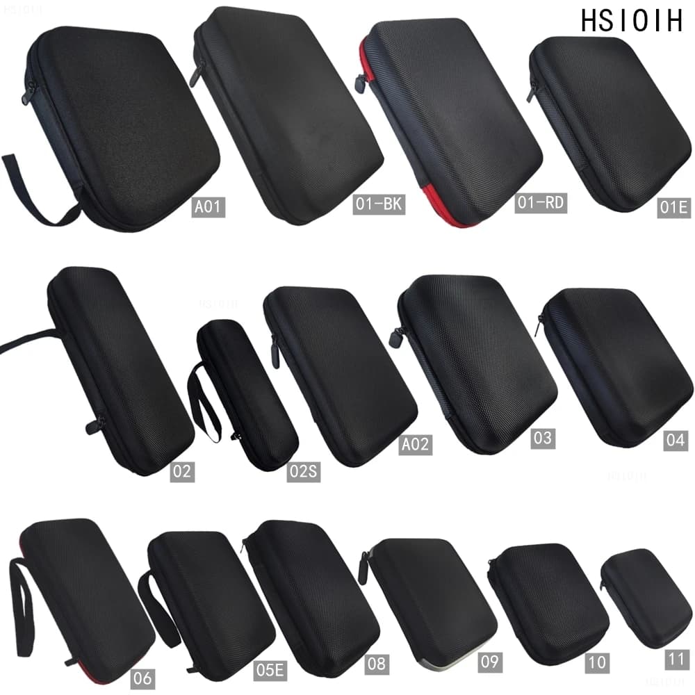 Custodia per archiviazione dati per auricolari Organizzatore per cavi Multimetro Scatola elettronica Borse Custodia con cerniera Gadget tecnologici Caricatore portatile Custodia per disco U