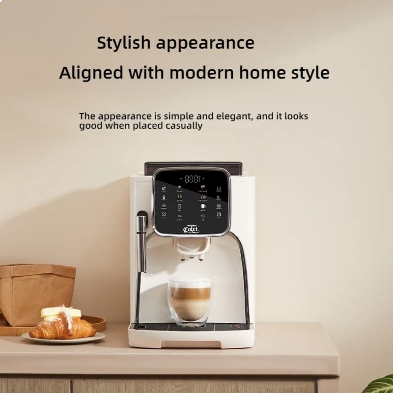 LX M7 3 in 1 automatic coffee machine for espresso coffee, coffee grinder and home coffee machine with milk foam 110V 220V
