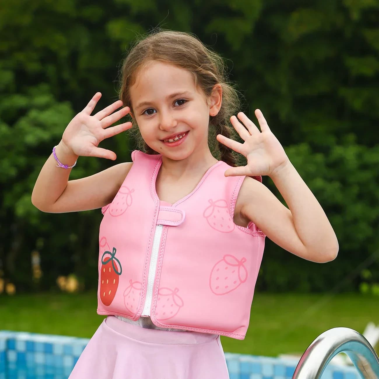 Anello galleggiante per manica del braccio galleggiante per bambini, giubbotto di salvataggio sicuro, giubbotto di galleggiamento, schiuma per nuoto, galleggianti per piscina per bambini e bambini,