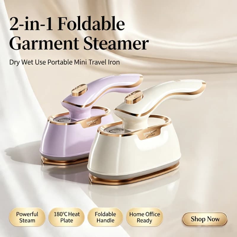 Customizable Portable Handheld Steam Clothes Iron Anti-Scald Mini Garment Steamer for Dorm Household Use
