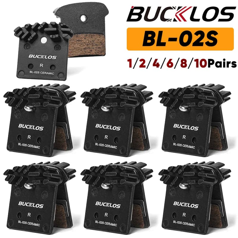 BUCKLOS Mountain Bike Pastiglie Freno A Disco per Shimano J04C J05A Ceramica MTB Pastiglie Freno Idraulico Strada Montagna Pastiglie Freno Per Biciclette