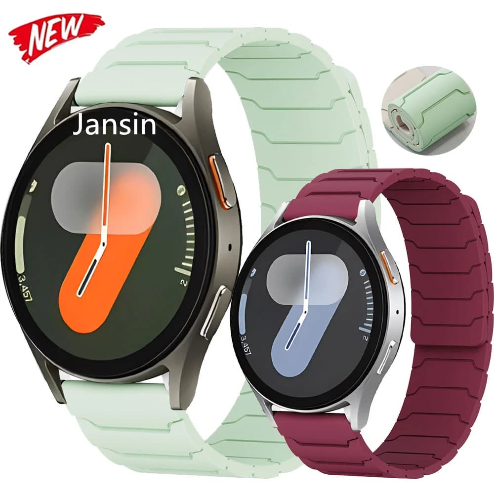 Cinturino da 20mm per Samsung Watch 7 6 5 4 40/44mm 5pro 45mm Correa cinturino magnetico per comune MoonSwatch Amazfit GTR 42mm braccialetto