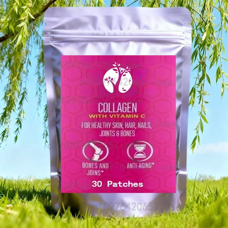 Peptidi di collagene con vitamina C, biotina e acido ialuronico - 30 cerotti