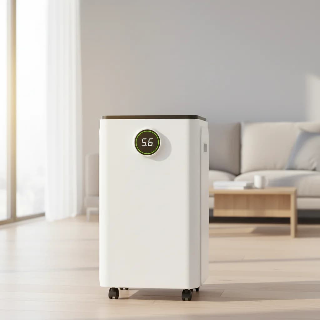Deumidificatore 12L 2025 di ultima generazione con pannello di controllo digitale, deumidificatore d'aria da 21 pinte per casa e camera da letto, refrigerante elettrico R290