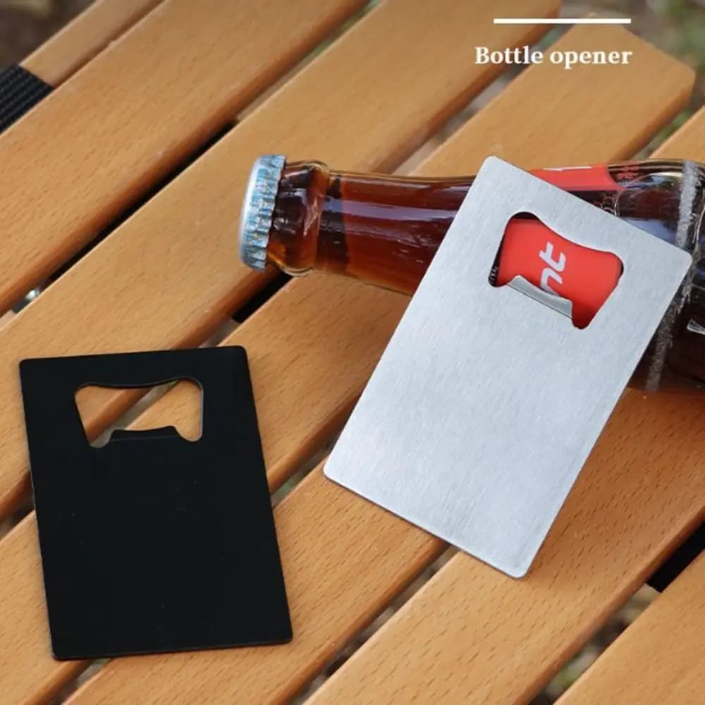 Apribottiglie per carte di credito apribottiglie per portafoglio apribottiglie per birra in acciaio inossidabile per bomboniere per feste