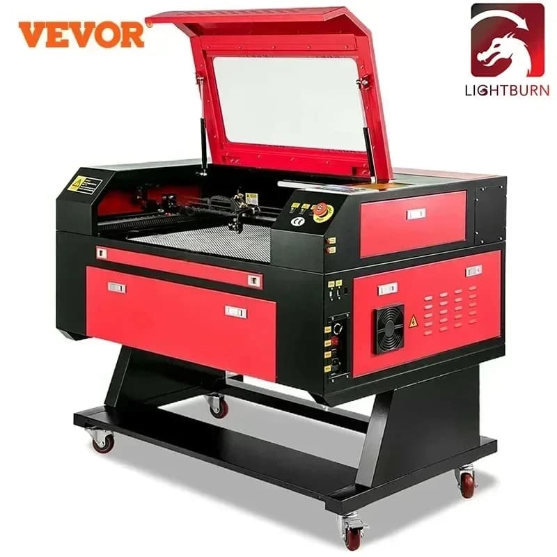 VEVOR 80W Laser Engraver Laser Engraving Machine CO2 700x500mm Ruida Digital Controller Laser Engraver and Cutter Wood Processing
