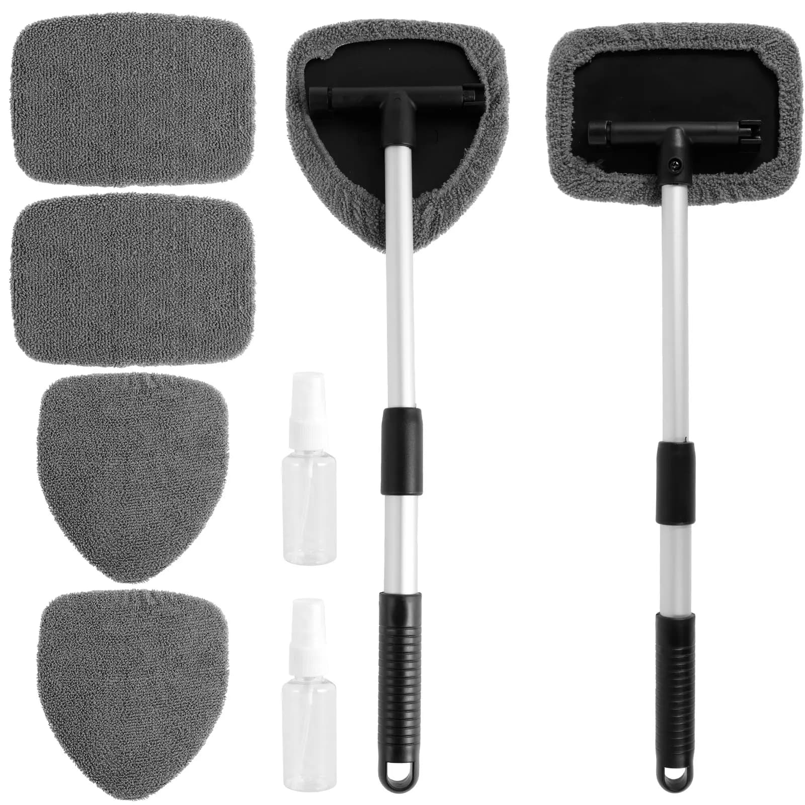 Kit spazzole per la pulizia dei vetri Strumenti per la pulizia dei parabrezza Interno interno Tergicristallo per auto con cuscinetti di ricambio Accessori per auto