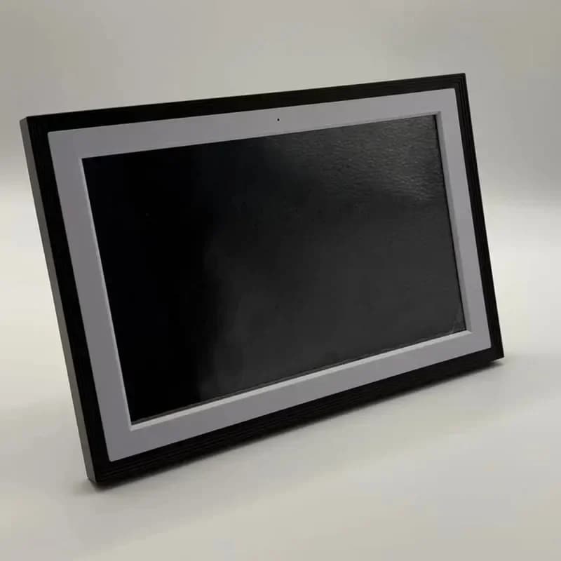 Cornice digitale per foto da 10,1 pollici con WiFi, trasmissione da cellulare, riproduzione automatica video, macchina pubblicitaria e album.