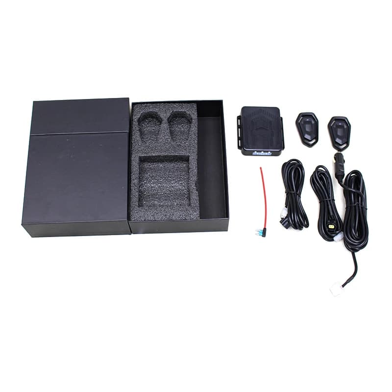 Sistema di controllo valvole a due fori per vari modelli con kit controller elettronico e sistema di scarico.