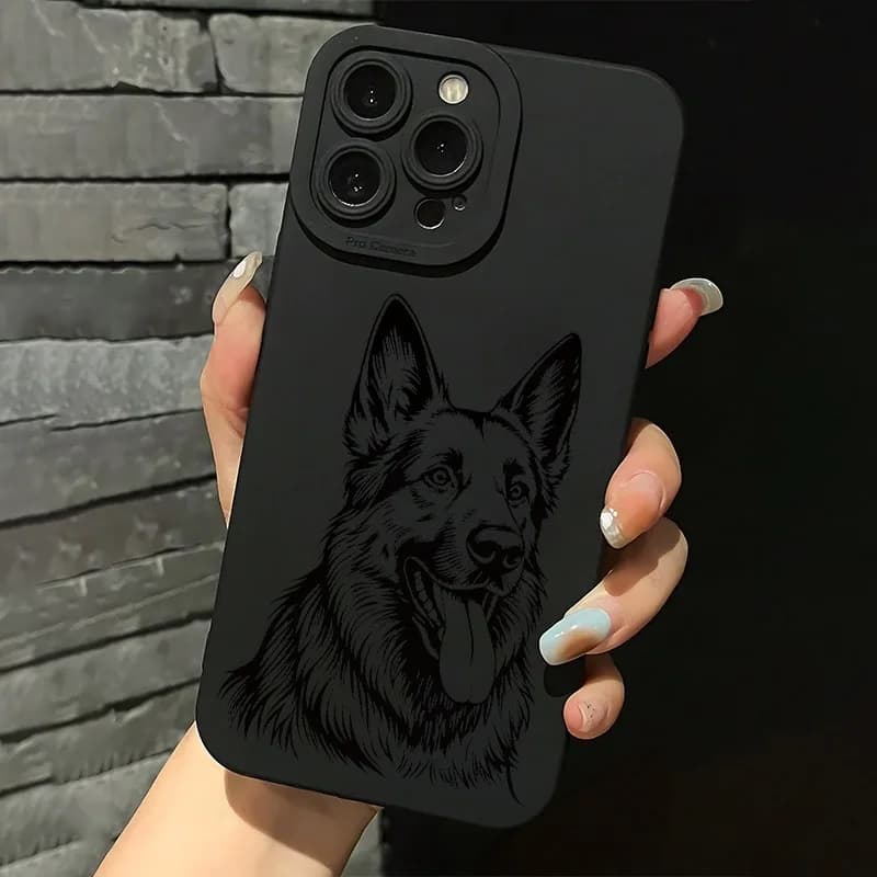 Cover per telefono: Cover per telefono tedesca con stampa UV 3 per iPhone 17 16 15 14 13 12 11 Pro Max Plus Smartphone