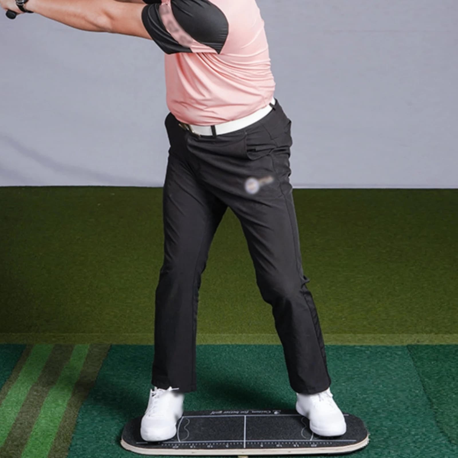 Golf Weight Transfer Board Improves Stability Golf Pressure Plate Weight Transfer Board Anti-Slip Design Swing Coach