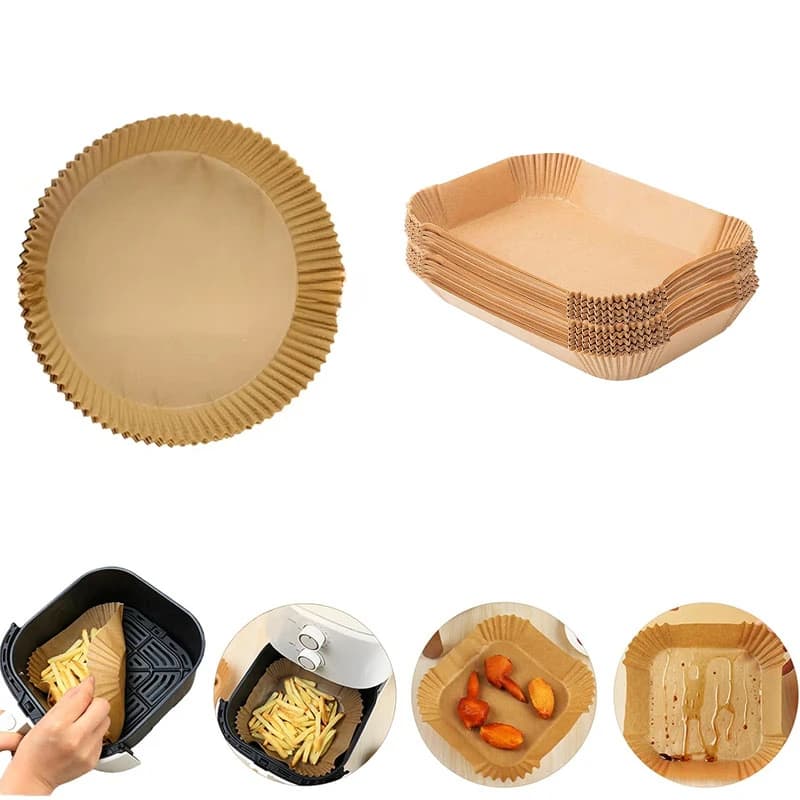 Air frying paper Oil-resistant non-stick baking paper Heat-resistant parchment paper for air fryer Steam oven Microwave