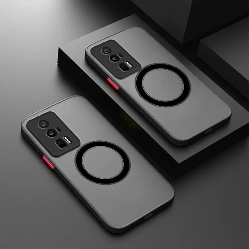 Custodia Magnetica alla Moda per Xiaomi Poco F7 Pro F7 Ultra F6 F5 F3 X3 X6 Pro X4 Pro X5 Pro, Cover Rigida Antiurto con Bordo Morbido, Protezione Completa