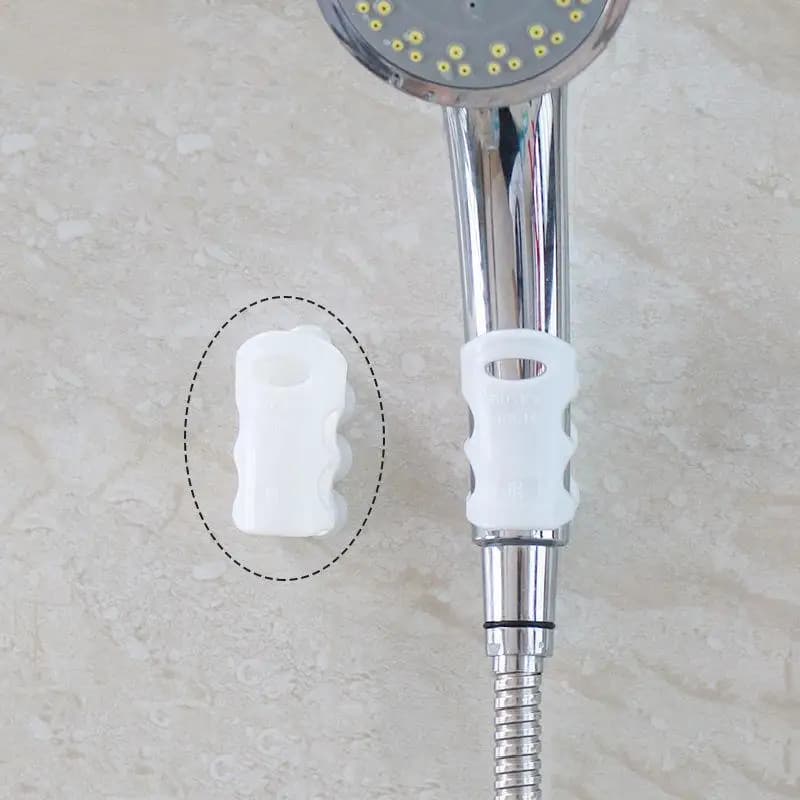 Supporto per Doccia Regolabile con Ventosa, Riutilizzabile in Silicone, Senza Foratura, Ganci e Accessori per il Bagno