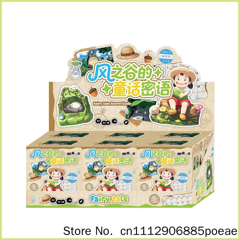 Hayao Miyazaki Anime Figure Glowing Night Light Blind Box Studio Ghibli Theme Dreamy Desktop Ornament Display Anime Collectors
