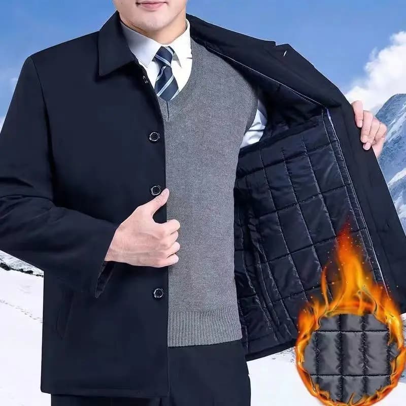 Addensare imbottito caldo giacca invernale da uomo parka blazer sociali giacche invernali per cappotti invernali da uomo capispalla termica interna 3XL