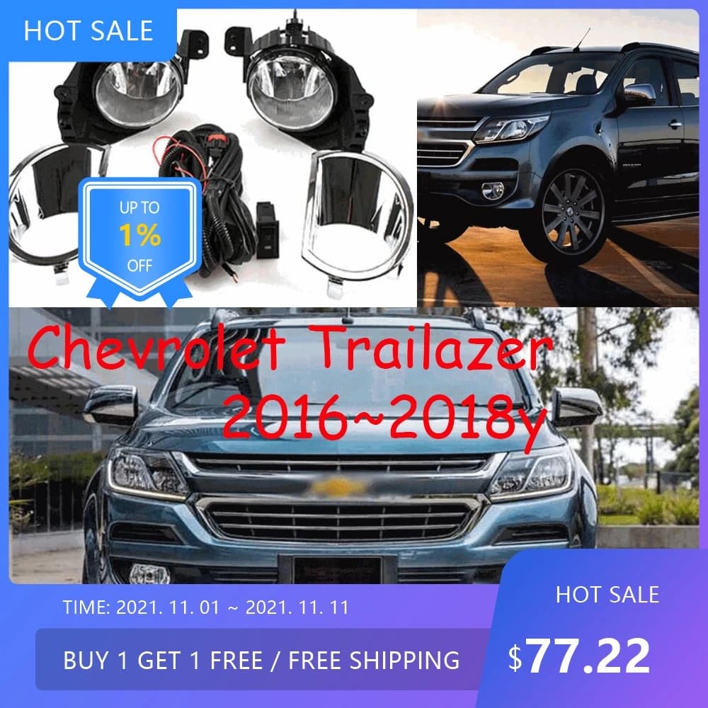 Faro fendinebbia per Chevrolet TRAILBLAZER 2016~2018, lampadina 4300K, cablaggio, faro anteriore TRAILBLAZER, fendinebbia