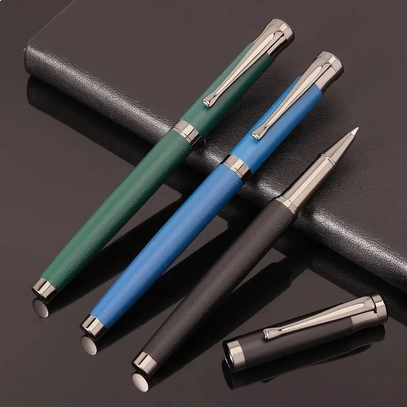 High End Metal Gel Signature Pen Smooth Writing Luxury Business Office Custom Gift For Conference Meeting Corporate Souvenir