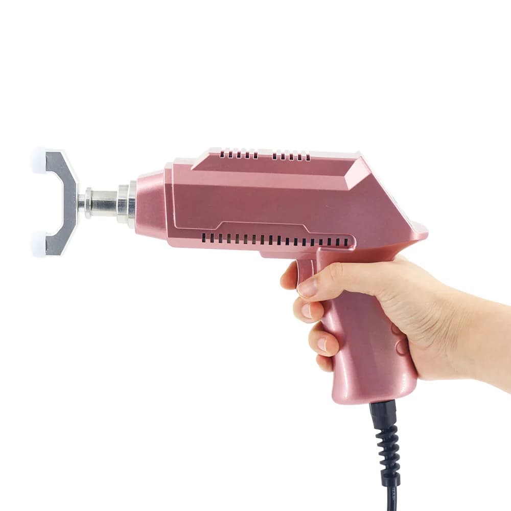 Electric Chiropractic Gun, 1500N High Frequency Back Massager, Spinal Adjusting Tool, Muscle Relief Massage Equipment