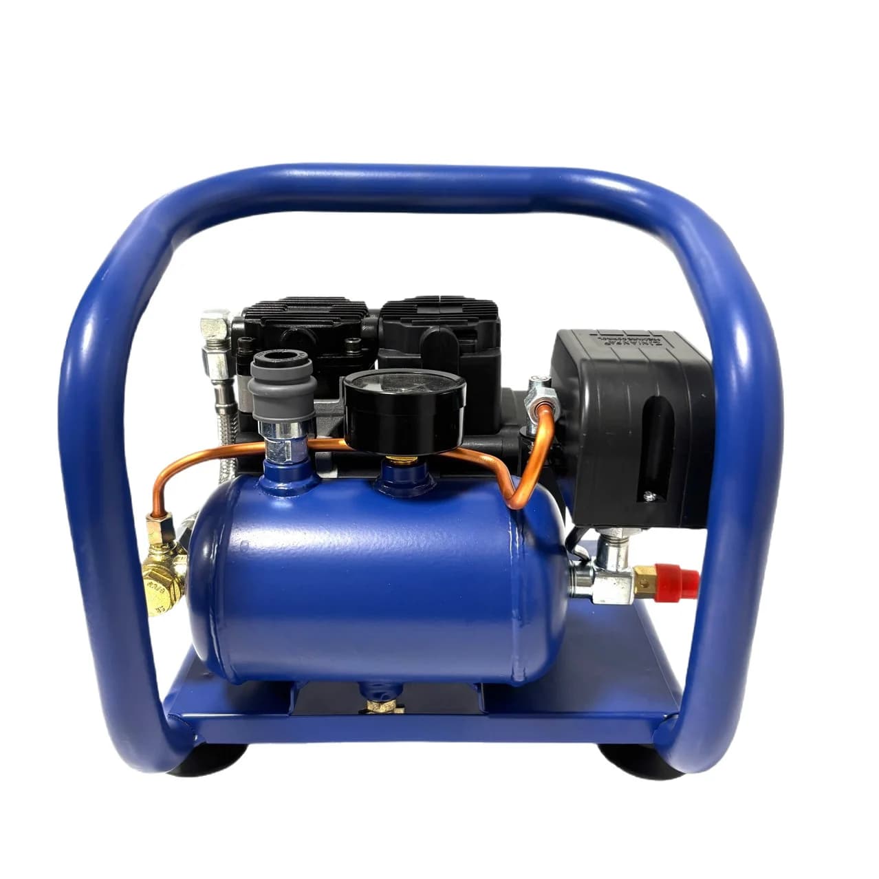 Compressore d'Aria Portatile Senza Spazzole con Batteria al Litio, Pompa Gonfiabile per Uso Esterno e Decorazione Domestica
