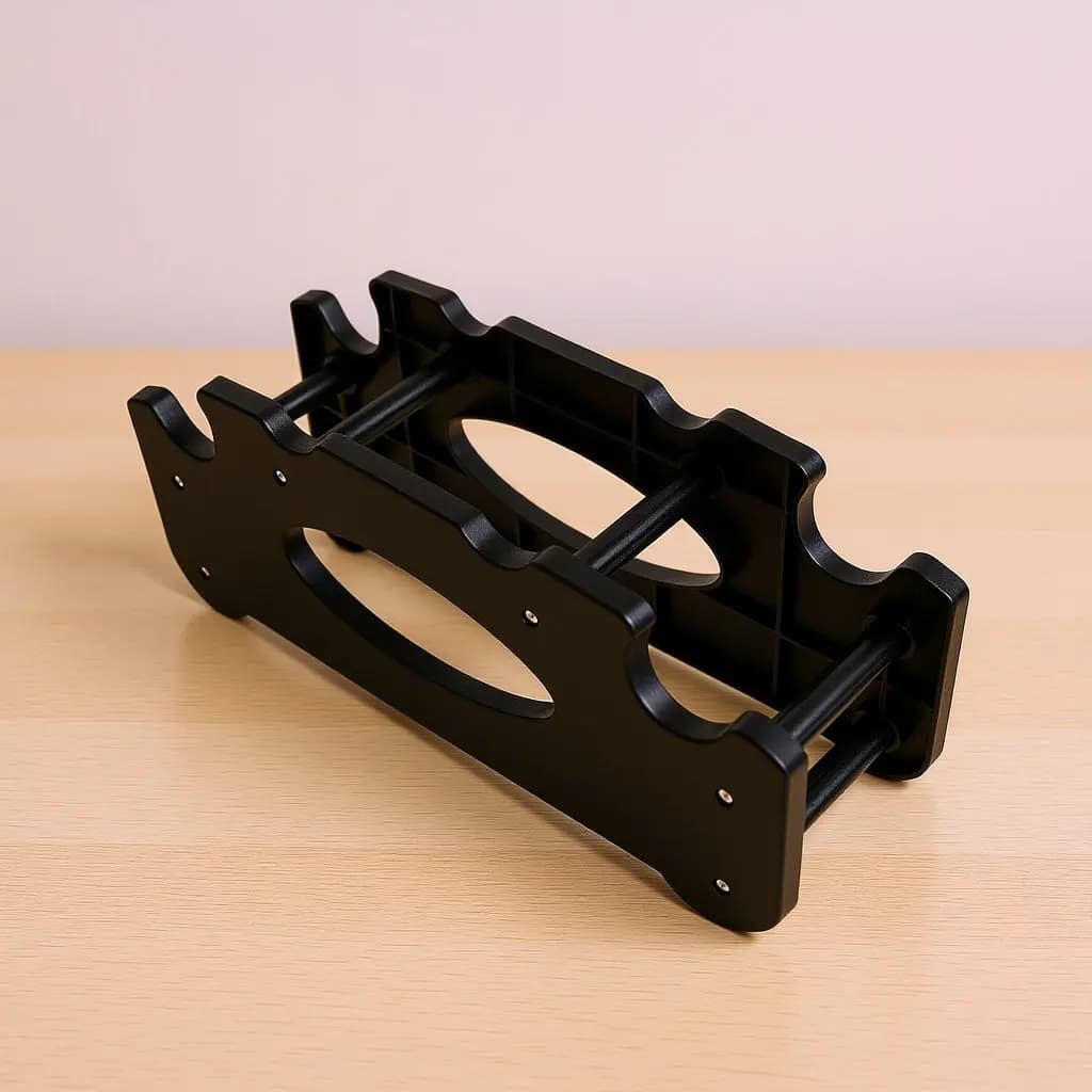 Porta Manubri in Plastica Resistente all'Usura, Supporto Organizzatore per Manubri per Uso Domestico e Palestra