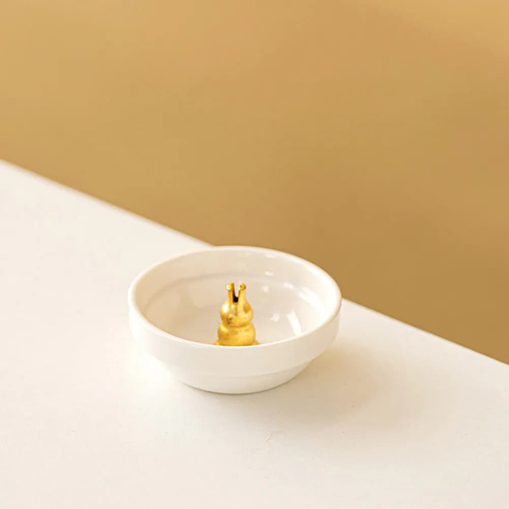 Ceramic Incense Stick Burner Tray Fine Workmanship Anxiety Relief Incense Holder for Tea Time Reading Housewarming Wedding