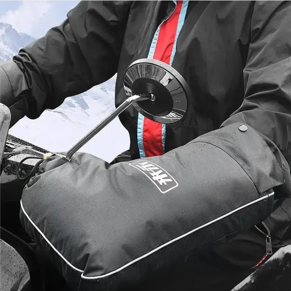 Guanti da manubrio spessi e caldi per scooter da moto, impugnatura per manubrio, protezione antipioggia, protezione invernale, scaldino termico