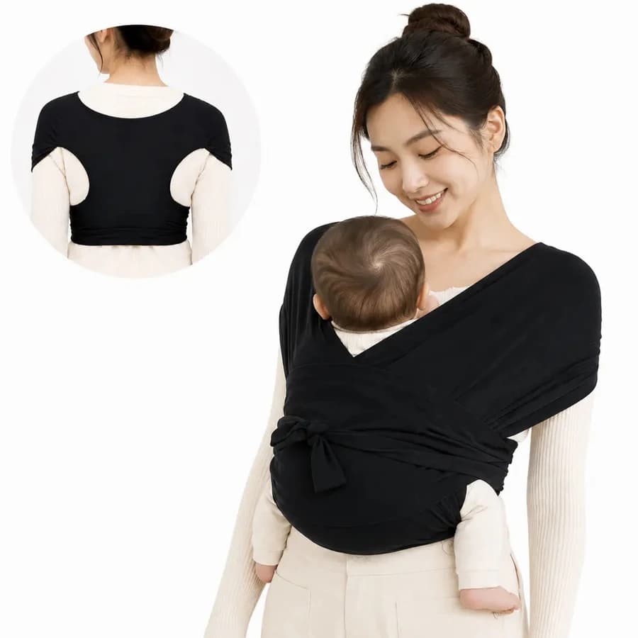 Grid Crossing Simple Backpack X-Shaped baby Backpack Horizontal Hug Style Summer Breathable Front Hug Style Outdoor Harness