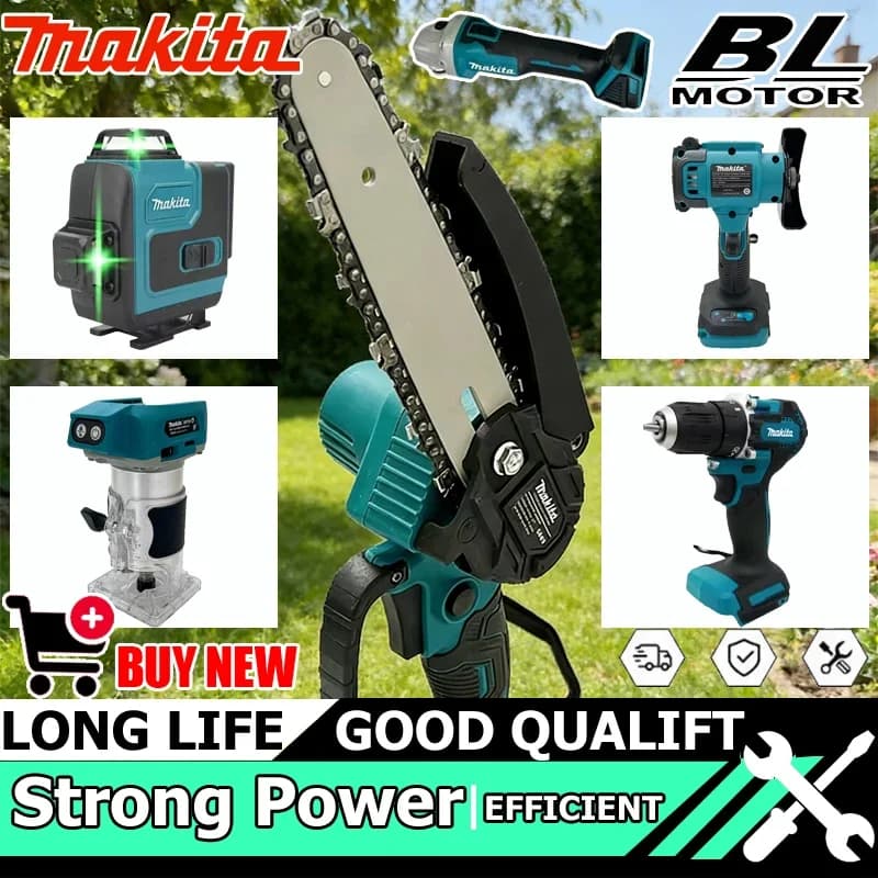 Makita Pistola ad Aria Calda Senza Fili, Sega Elettrica a Movimento Alternato, Soffiatore Portatile, Nuovi Utensili Elettrici