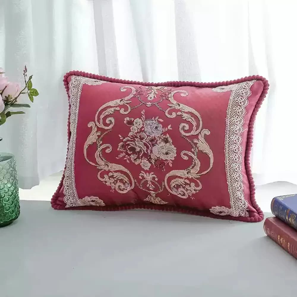 Cuscino per pisolino jacquard in ciniglia per casa o viaggio, cuscino per divano Cuscino per soggiorno, camera da letto, cuscino per schienale grande 0
