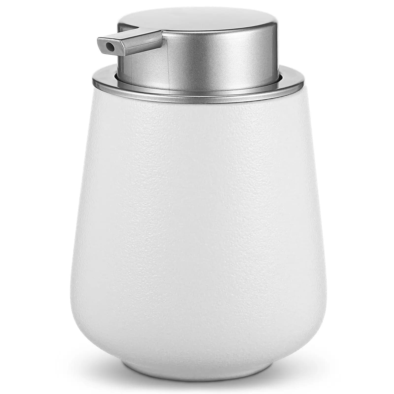 Dispenser di Sapone Ricaricabile Vuoto per Bagno e Cucina, Erogatore per Shampoo, Balsamo, Bagnoschiuma, Gel Doccia, Lozione