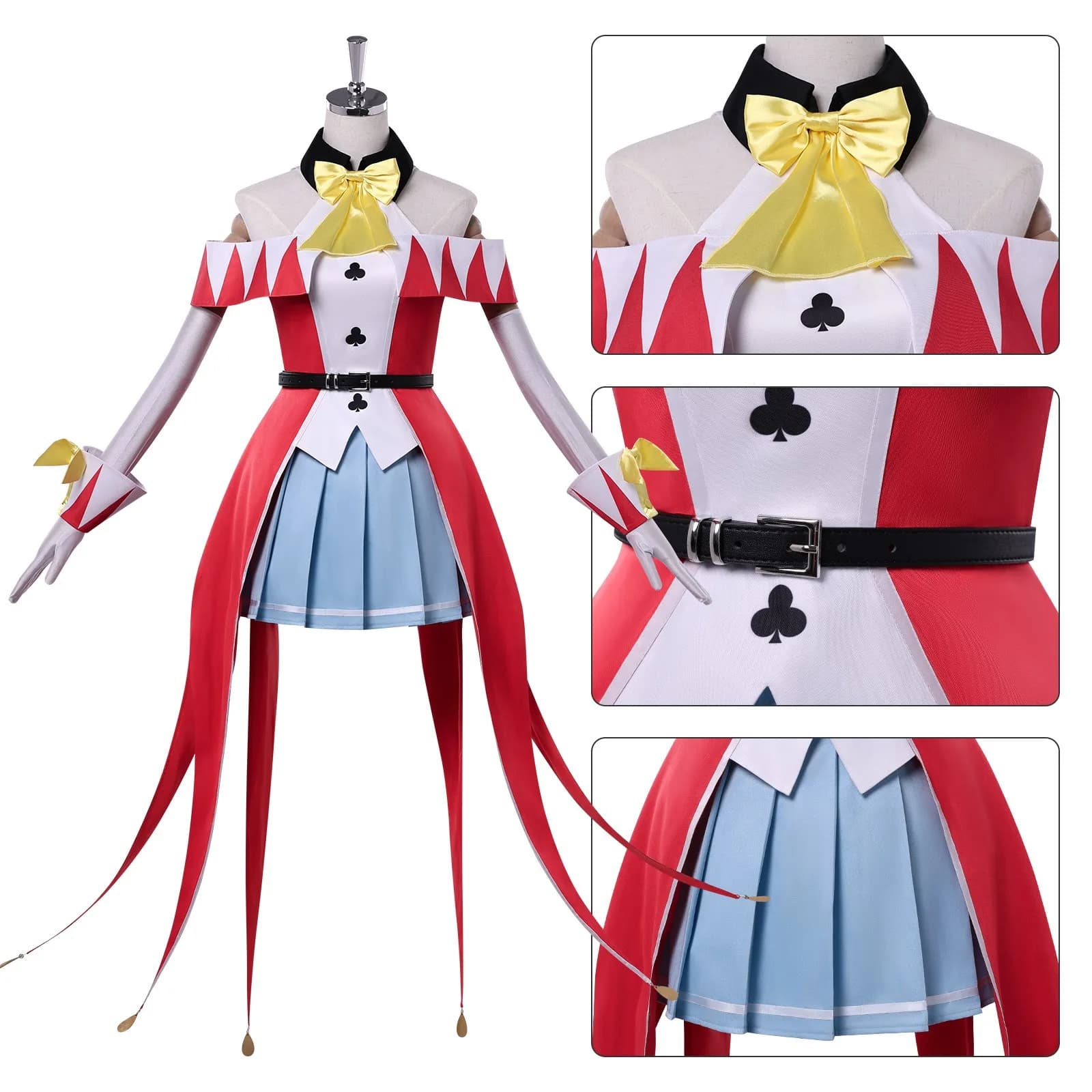 The Exiled Heavy Knight Knows How to Game the System Luce Rubis Cosplay Costume Jester Clown Outfit Full Set Women Anime Dress