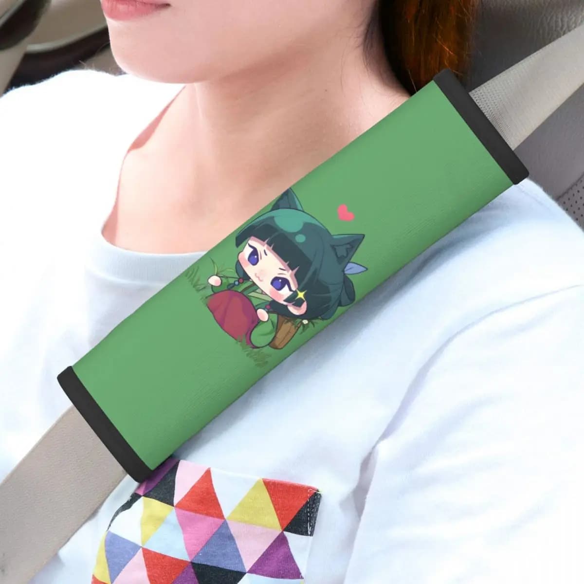 2 Pack Maomao The Apothecarys Diaries Car Seat Belt Pads Cozy Harness Pads Automotive SeatBelt Cover