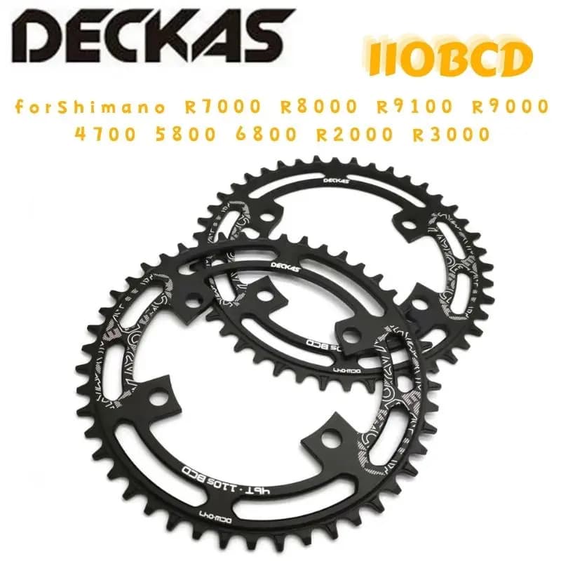DECKAS 4 Artigli Corona Bici da Strada Stretta Wheel of Chain Larga 110BCD for Shimano R7000 R8000 R9100 R9000 4700 5800 6800 R2000 R3000