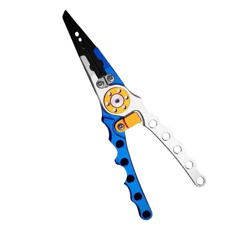 Rust Resistant Aluminum Alloy Fishing Pliers Anti-Slip Grip Safe Hook Remover for Family Outdoor Fishing Activities