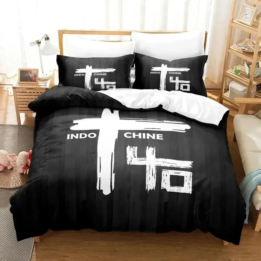 3D Print Indochine Bedding Set Duvet Cover Bed Set Quilt Cover Pillowcase Comforter King Queen Size Boys Adult Bedding Set