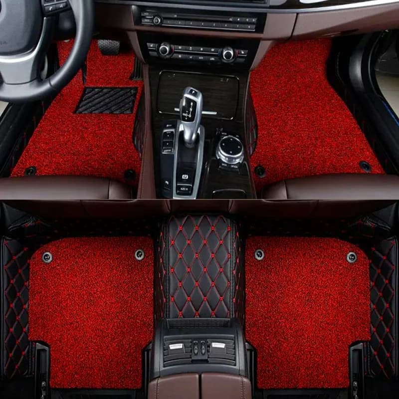 Tappetini speciali personalizzati per auto Mercedes Benz GLC 43 AMG SUV X253 2022-2015, tappeti impermeabili a doppio strato per GLC43 2017
