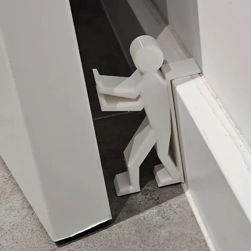 Fermaporta Anti-collisione Blocca porta Porta della camera da letto domestica Senza punzonatura Fermaporta Protezione da parete Fermaporta da pavimento Hardware
