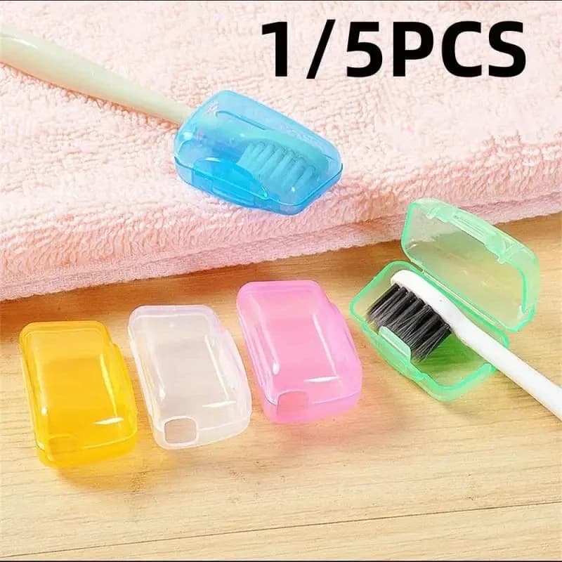 10 pz/set portaspazzolino portatile portaspazzolino da viaggio escursionismo campeggio custodia per spazzolino YKS health germproof protezione per spazzolino da denti