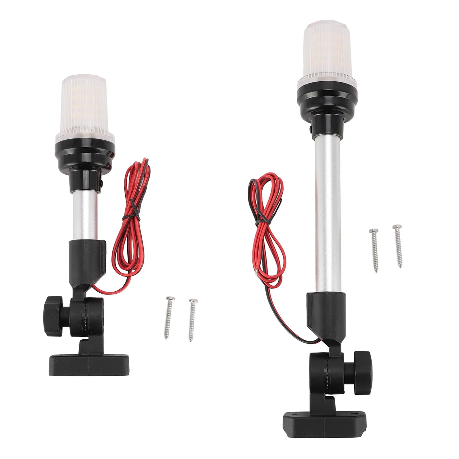 Luce di Ancoraggio Omnidirezionale 12-24V, Impermeabile IP67, Luce di Poppa per Imbarcazioni, Luce di Navigazione Marina LED Pieghevole