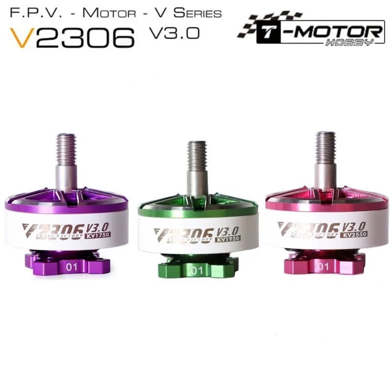 4 pcs T-Motor Velox V2306 V3 1750KV 1950KV 6S 2550KV 4S Brushless motor for FPV Freestyle drones DIY parts