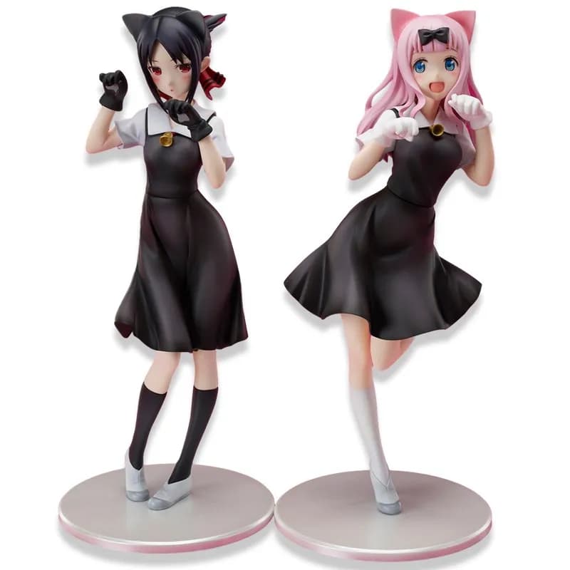 22CM Anime Game Figure Kaguya-sama Love is War fujifilara Chika Rabbit Model Dolls Toy Gift Collect ornamenti in scatola materiale in PVC